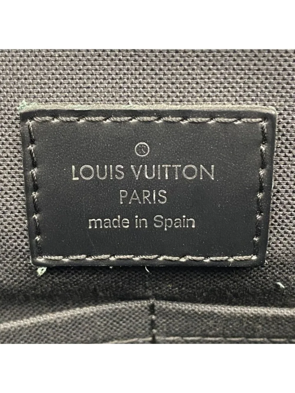 Louis Vuitton Shoulder Bag Damier Graphite District PM Black Gray